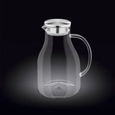 Wilmax Karaffe aus Borosilikat Glas, 2500 ml, Edelstahl-Deckel WL-888211/A